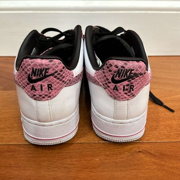 Nike Air Force 1 by You ID Snakeskin Pink white White Black size 7 - Picture 2 of 8
